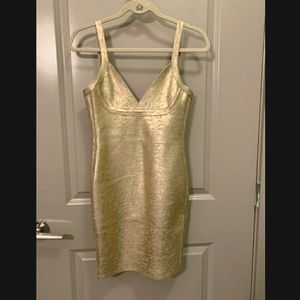 OFFERS WELCOME! Stunning gold mini dress